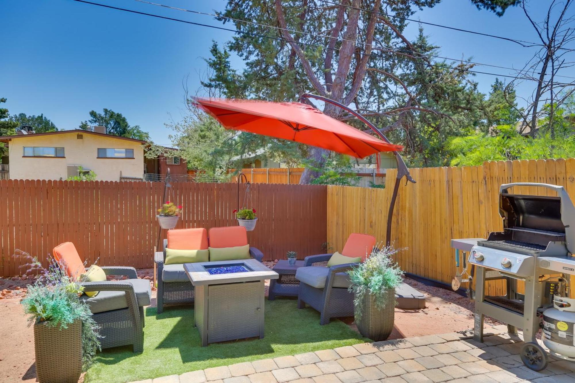 Red Rock Retreat With Patio 3 Mi To Downtown Sedona Villa Екстериор снимка